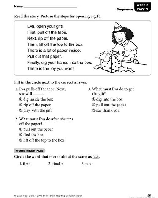 8th Grade Reading Comprehension Worksheets Pdf