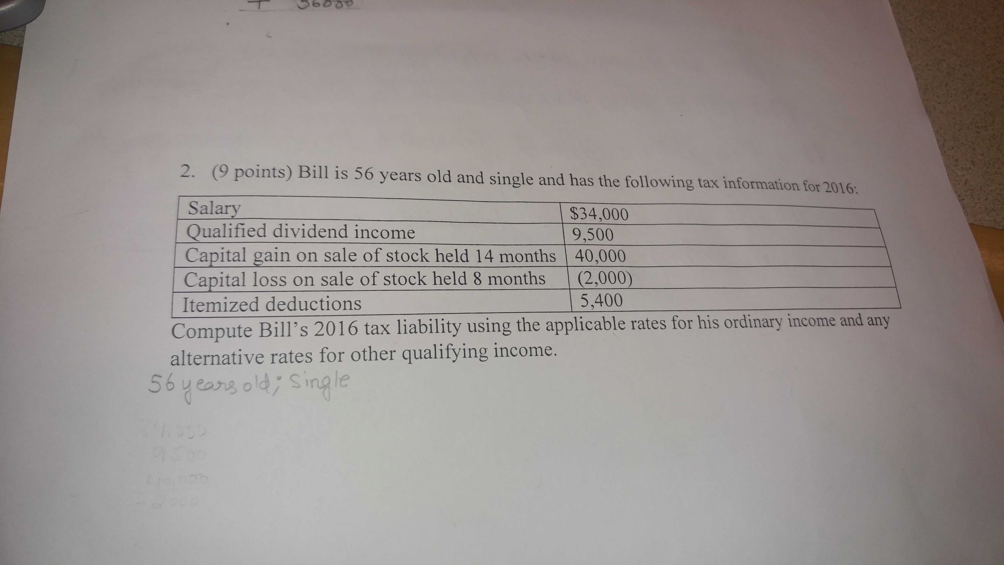 2017 Qualified Dividends and Capital Gain Tax Worksheet