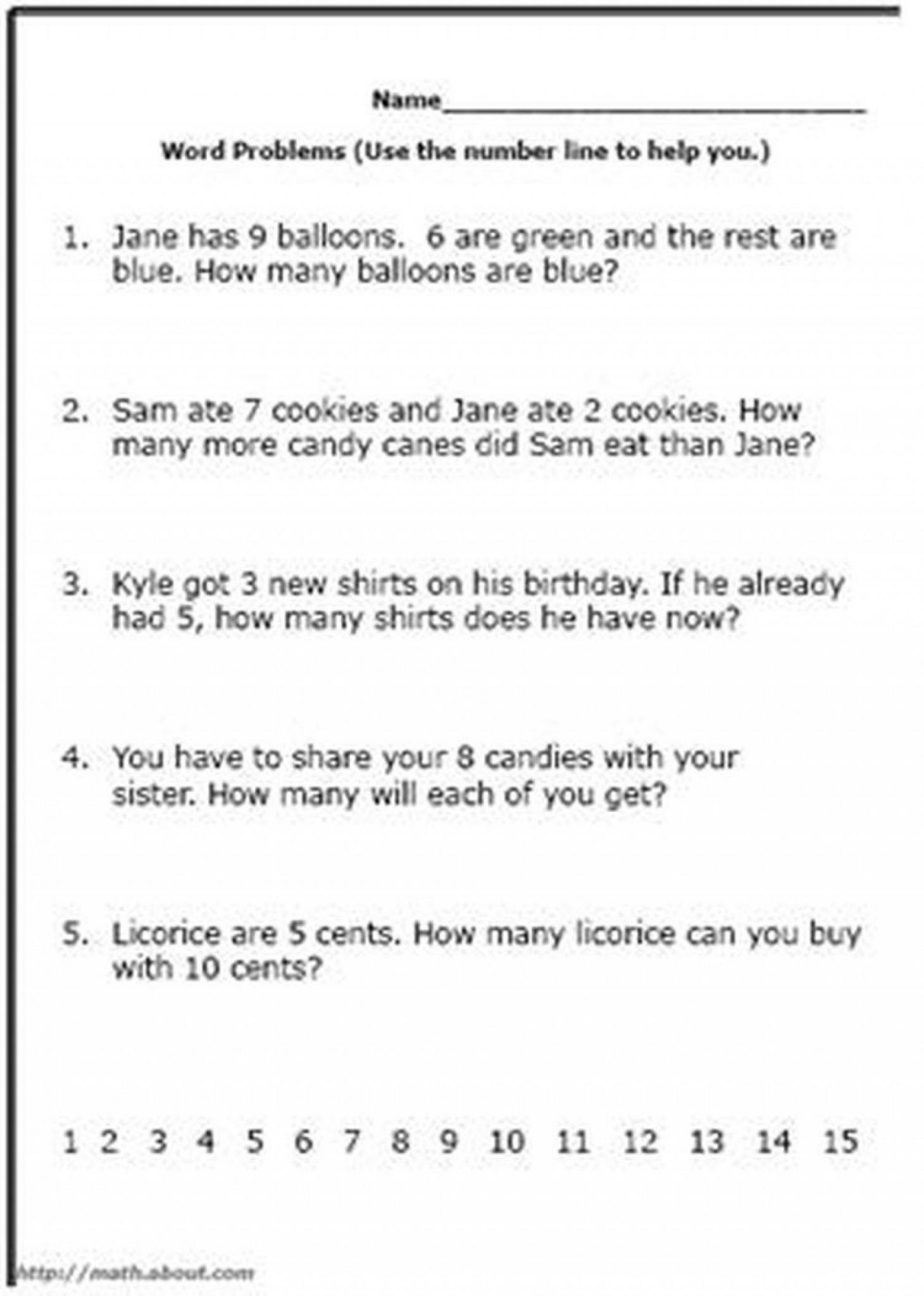 7th grade math word problems worksheets