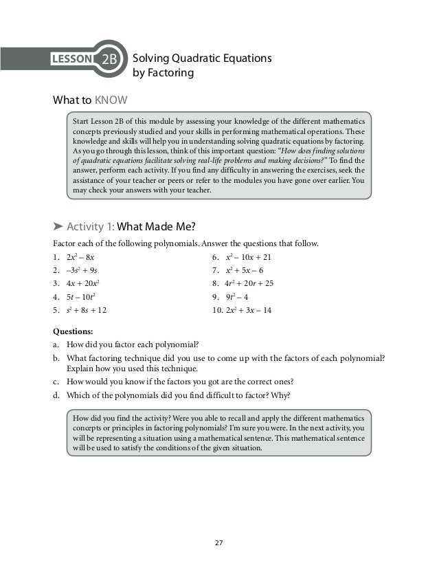 factoring quadratic equations by grouping