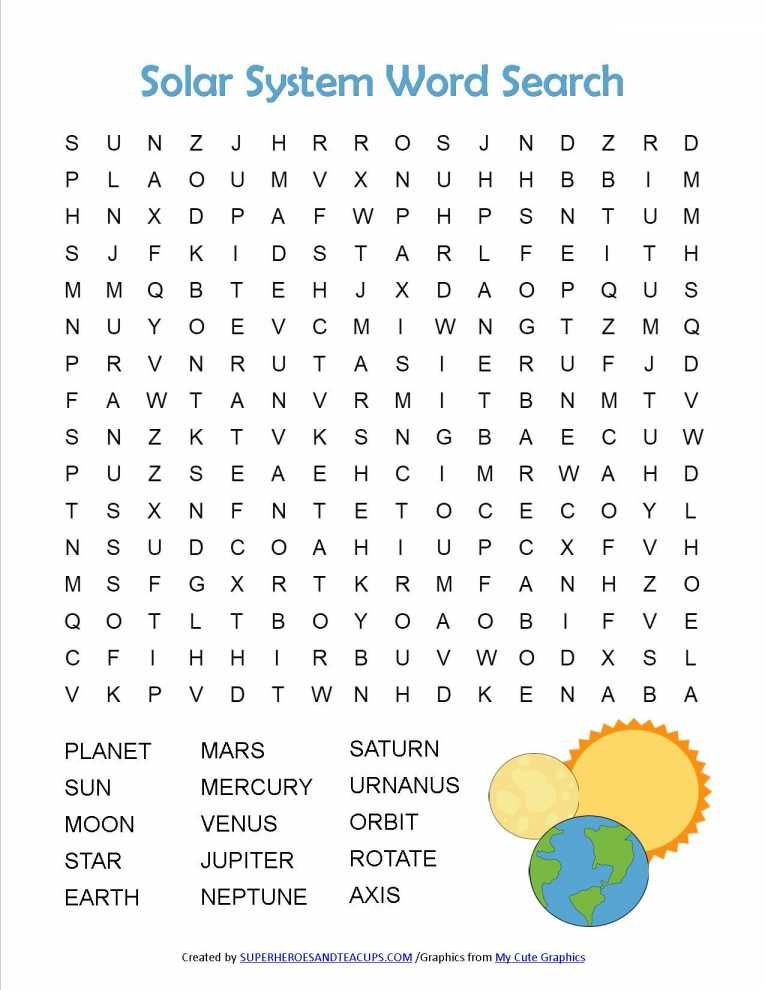Exploring Our solar System Worksheet Answers Lovely solar System Worksheets for Kids the Nine Planets solar