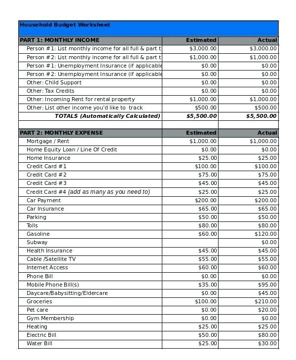 home-daycare-tax-worksheet