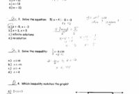 Inequality Problems Worksheet Also Simultaneous Equations Word Problems Worksheet with Answers Valid E