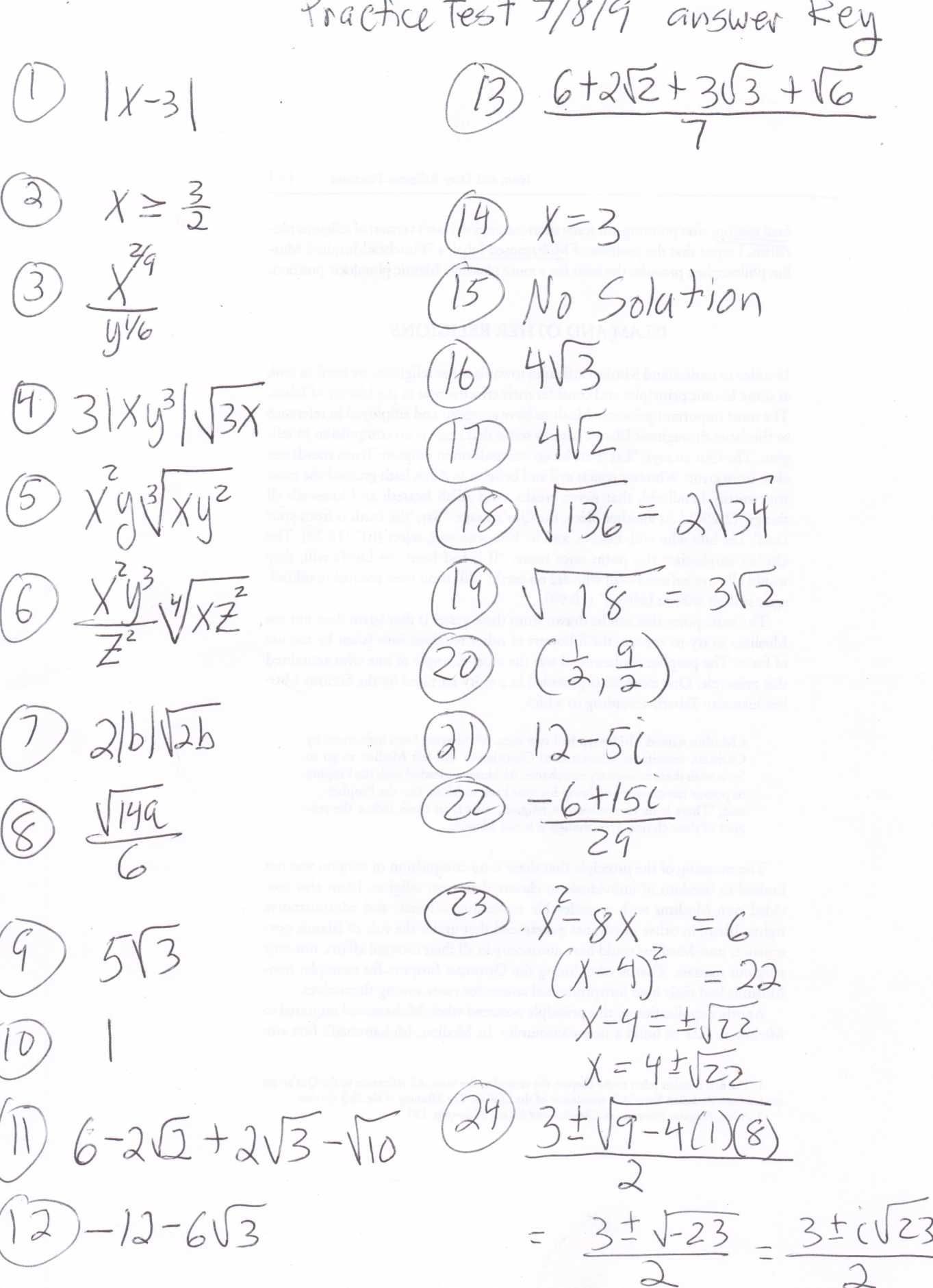 Integrated Science Cycles Worksheet Answer Key