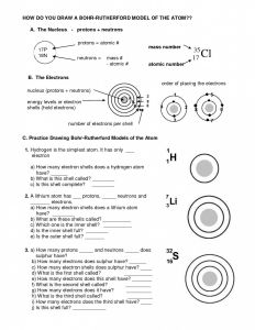 Isotope Practice Worksheet with 15 isotope Notation Worksheet