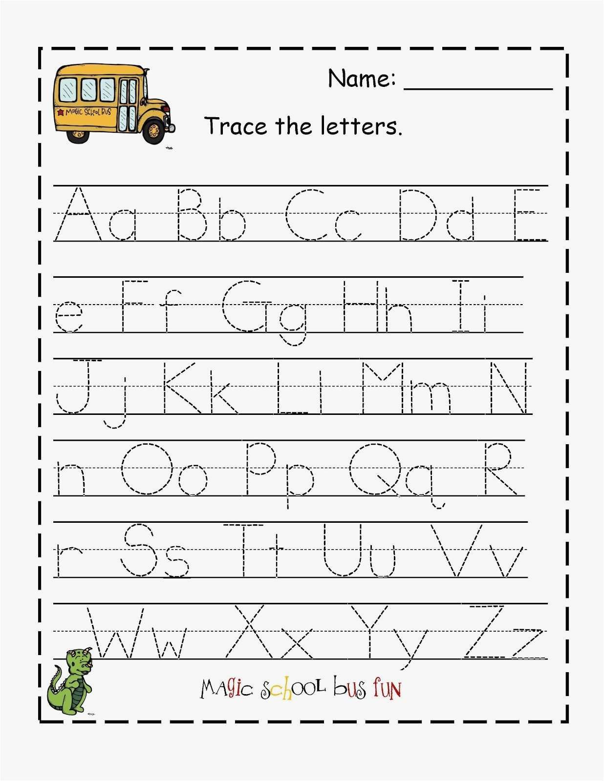 Kindergarten Worksheets Letter Tracing New Free Tracing Worksheets for Preschool New 22 Best Trace Line