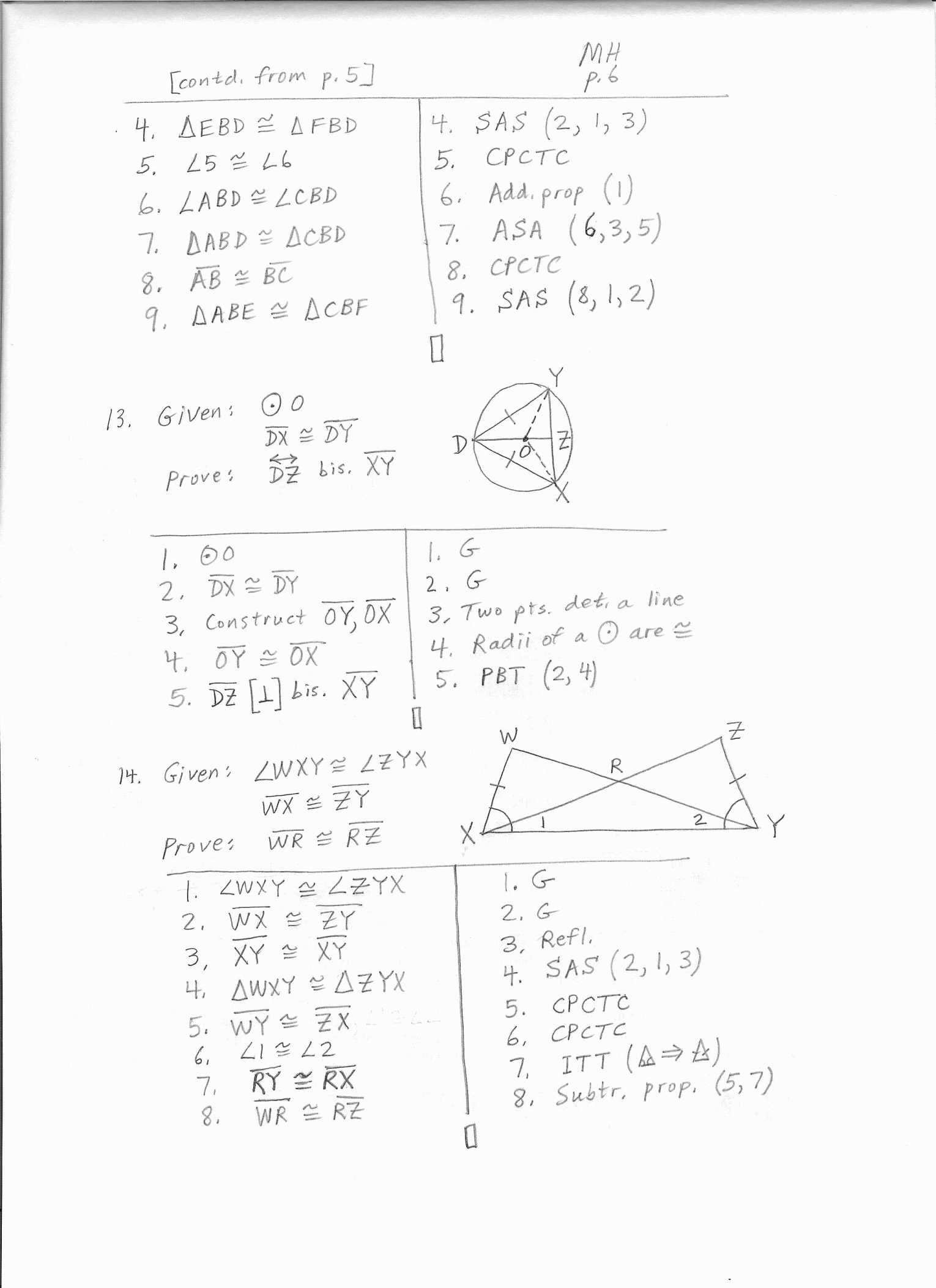 Parallel Lines Proofs Worksheet Answers