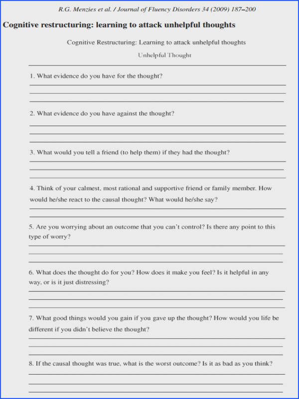 Psychology Worksheets with Answers | Briefencounters