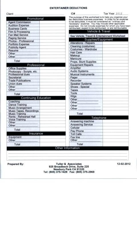 free spreadsheet templates for small business with tax template and organizer in e worksheet itemized deductions line