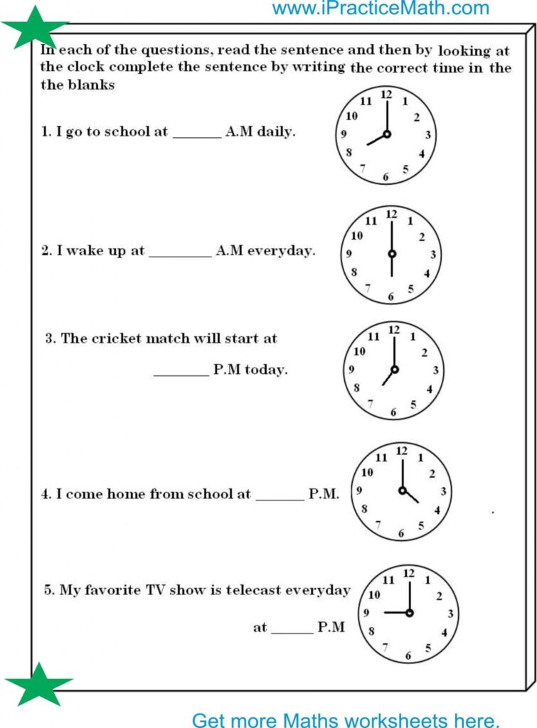 telling-time-in-spanish-worksheets