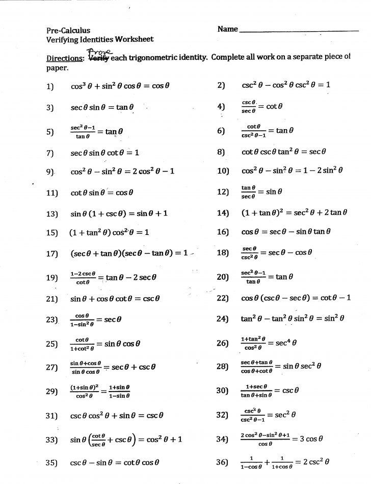 Trig Word Problems Worksheet Answers