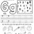 Alphabet Worksheets Pdf Along with Letter G Worksheets Teaching Resources