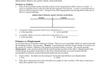 Distance and Displacement Worksheet Answer Key with Speed Velocity and Acceleration Worksheet Answer Key Beautiful Speed